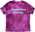 SPLENDIFEROUS OCCASION WAFFLE TEE ‘MERLOT’