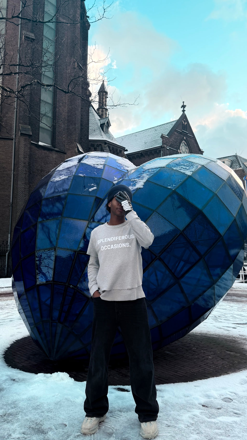 SPLENDIFEROUS OCCASION WAFFLE TEE ‘GROUT’